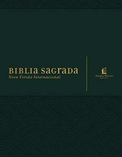 Bíblia NVI, Capa luxo verde, Com Espaço para Anotações