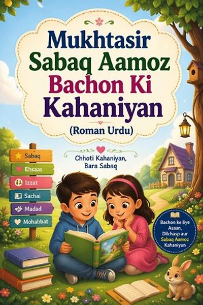 Mukhtasir Sabaq Aamoz Bachon Ki Kahaniyan (Roman Urdu)
