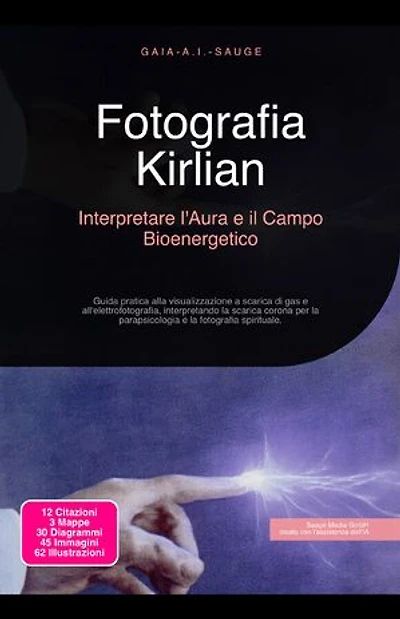 Fotografia Kirlian: Interpretare l'Aura e il Campo Bioenergetico: Guida pratica alla visualizzazione a scarica di gas e all'elettrofotografia, interpretando la scarica corona per la parapsicologia e la fotografia spirituale.