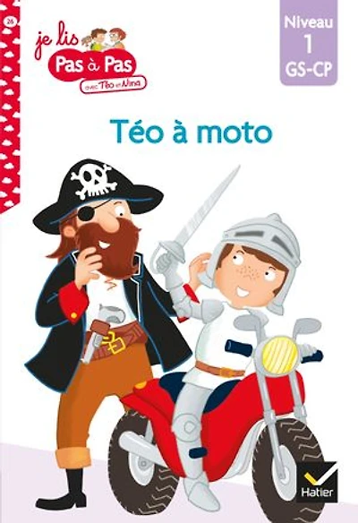 Téo à moto: niveau 1, GS-CP
