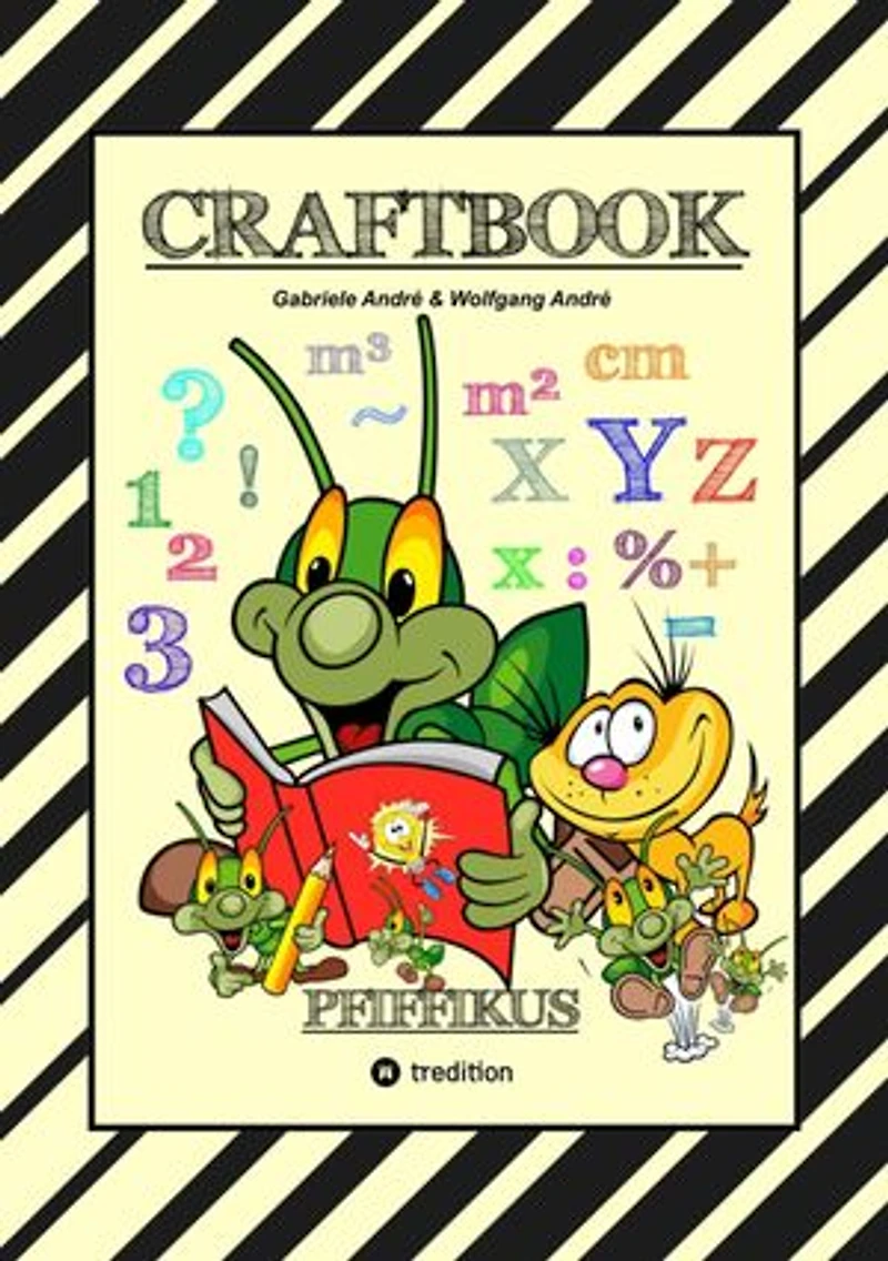 CRAFTBOOK - KREATIVES ZEICHNEN - SPRITZGITTER TECHNIK - RÄTSEL - MALVORLAGEN - LUSTIGE MIMIKEN - STORY SCRIBBELN: PFIFFIKUS