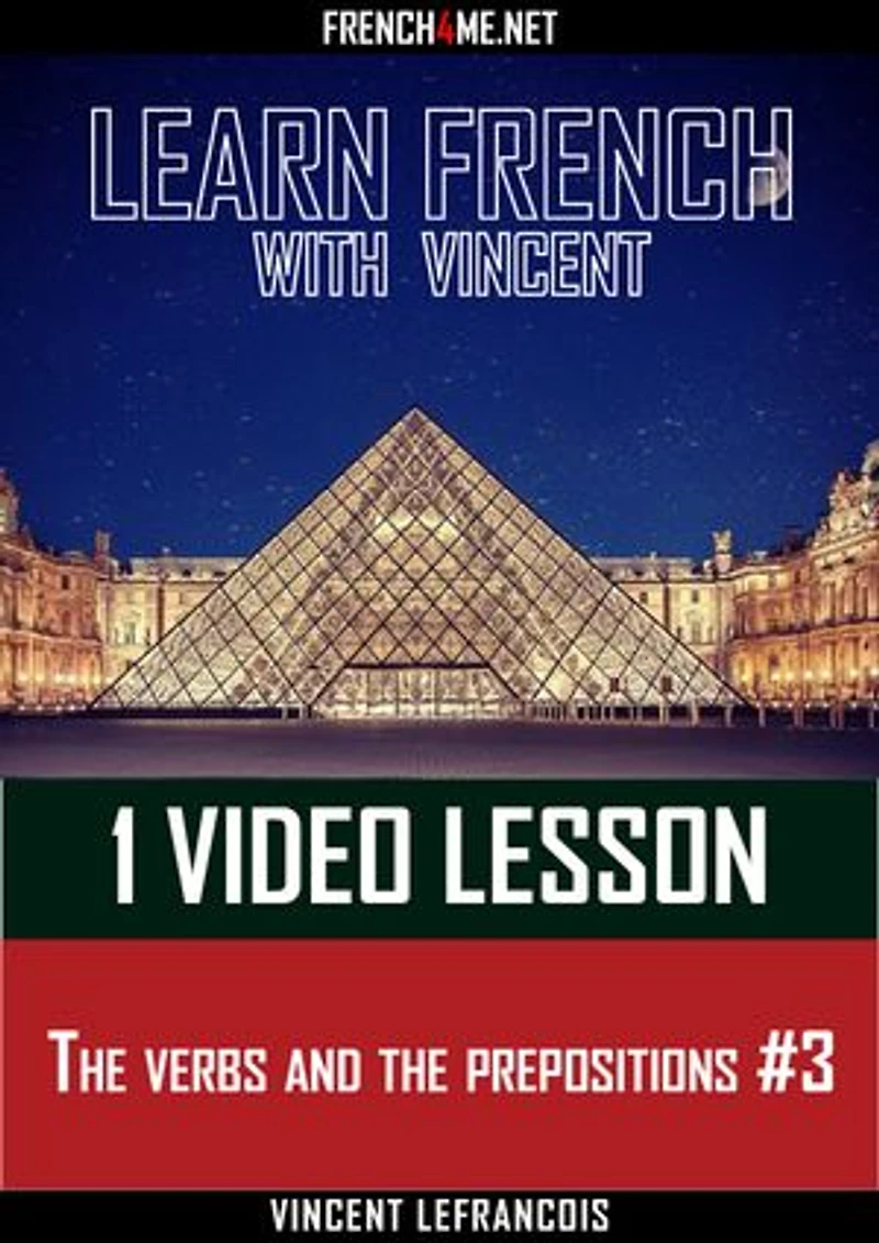 Learn French with Vincent - 1 video lesson