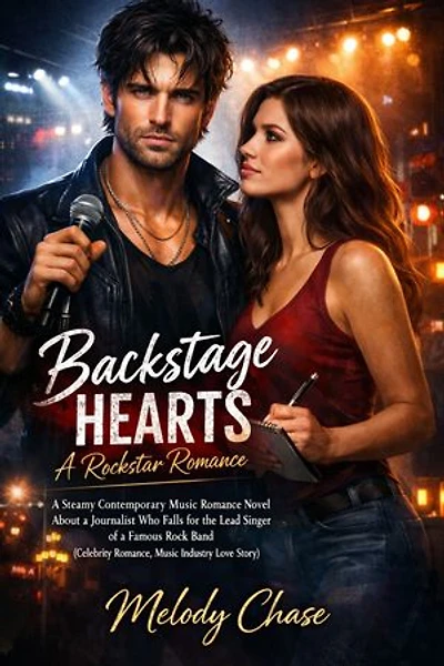 Backstage Hearts: A Rockstar Romance: A Steamy Contemporary Music Romance Novel About a Journalist Who Falls for the Lead Singer of a Famous Rock Band (Celebrity Romance, Music Industry Love Story)