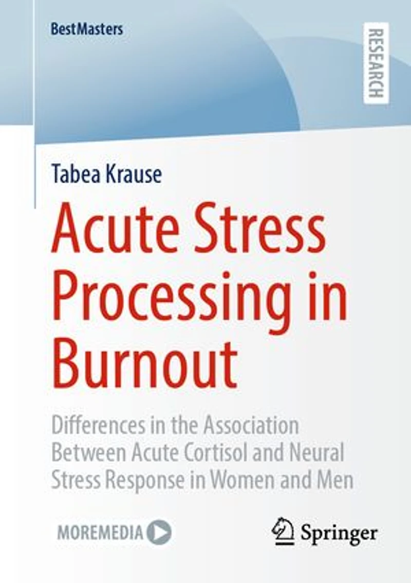 Acute Stress Processing Burnout: Differences the Association Between Cortisol and Neural Response Women Men