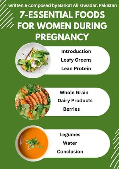 7-Essential Foods For Women During Pregnancy.