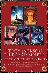 Percy Jackson en de Olympiërs – De complete serie (5-in-1): De bliksemdief, De Zee van Monsters, De vloek van de Titaan, De strijd om het Labyrint, De laatste