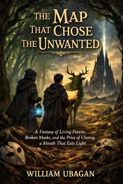 The Map That Chose the Unwanted: A Fantasy of Living Forests, Broken Masks, and the Price of Closing a Mouth That Eats Light
