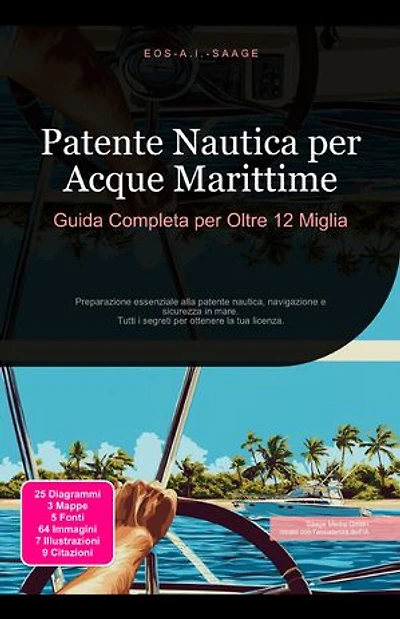 Patente Nautica per Acque Marittime: Guida Completa per Oltre 12 Miglia: Preparazione essenziale alla patente nautica, navigazione e sicurezza in mare. Tutti i segreti per ottenere la tua licenza.