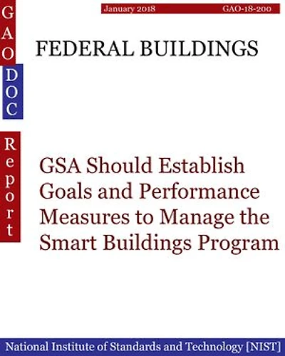 FEDERAL BUILDINGS: GSA Should Establish Goals and Performance Measures to Manage the Smart Buildings Program