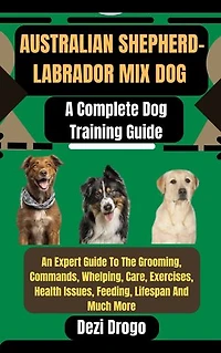 Australian Shepherd-Labrador Mix Dog: A Complete Dog Training Guide An Expert Guide To The Grooming, Commands, Whelping, Care, Exercises, Health Issues, Feeding, Lifespan And Much More