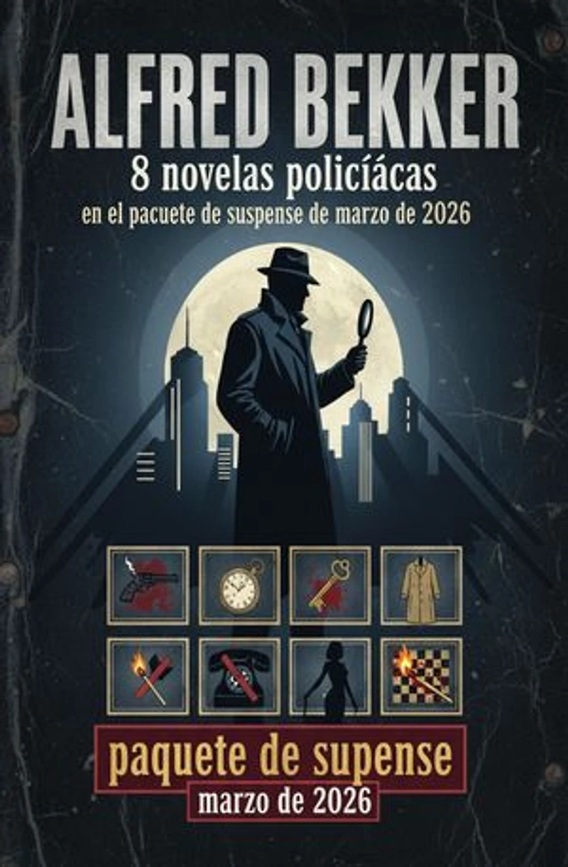 8 novelas policíacas en el paquete de suspense de marzo de 2026