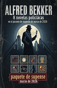 8 novelas policíacas en el paquete de suspense de marzo de 2026