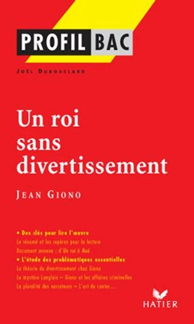 Un roi sans divertissement, Jean Giono