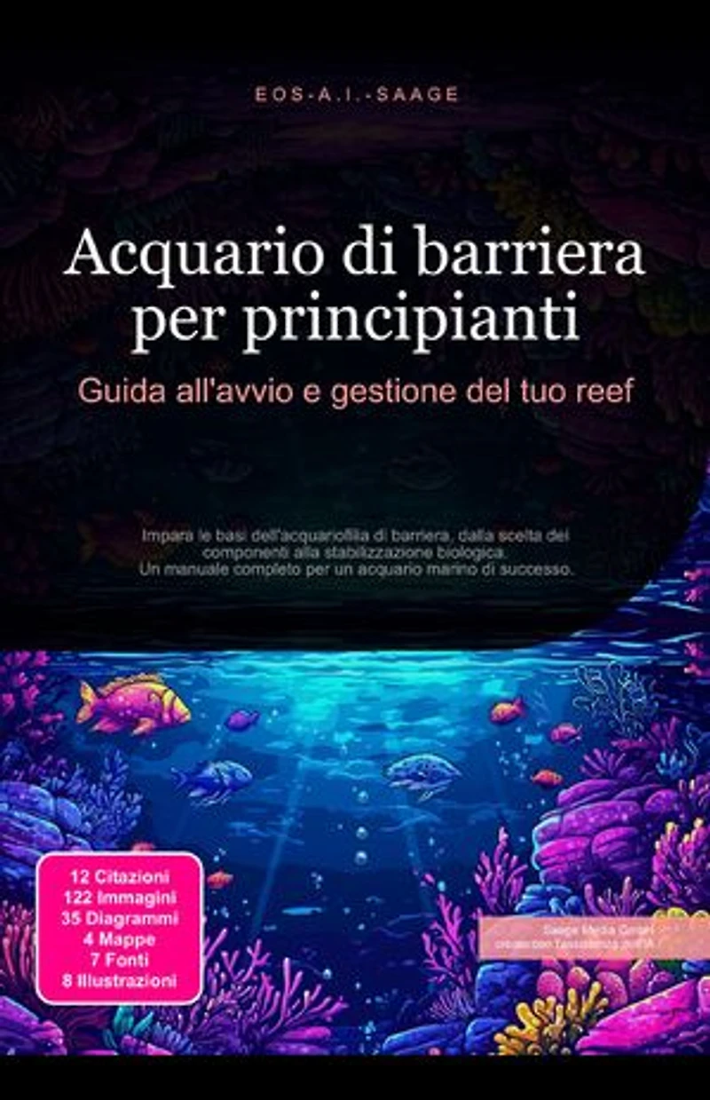 Acquario di barriera per principianti: Guida all'avvio e gestione del tuo reef: Impara le basi dell'acquariofilia di barriera, dalla scelta dei componenti alla stabilizzazione biologica. Un manuale completo per un acquario marino di successo.