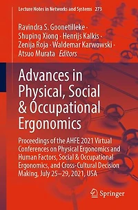 Advances Physical, Social: Proceedings of the AHFE Virtual Conferences on Physical Ergonomics and Human Factors