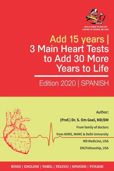 Add 15 Years | 3 Main Heart Tests to Add 30 More Years to Life: Spend 12K Every 5 Years From Age 30 Onwards | Anticipate the Risk of Sudden Heart Attack | Add 30 Years to Life (Spanish) (Española)