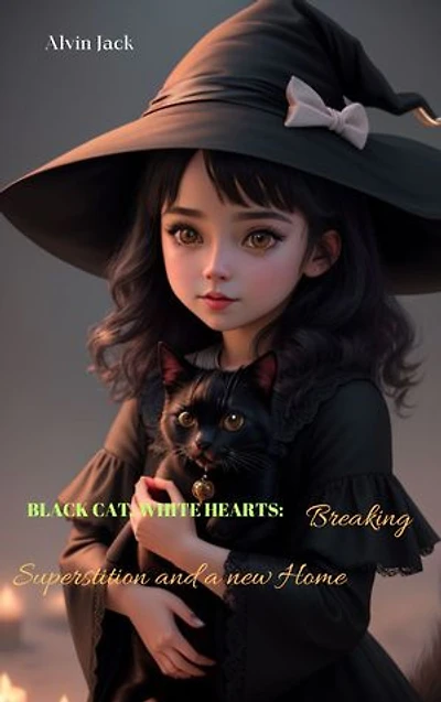 BLACK CAT, WHITE HEARTS: Breaking Superstition and a new Home: Kids early reads