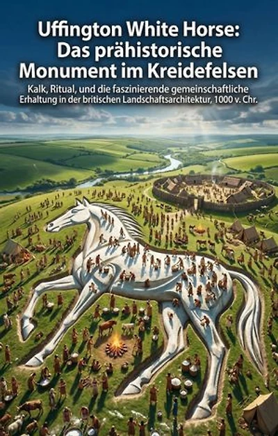 Uffington White Horse: Das prähistorische Monument im Kreidefelsen: Kalk, Ritual, und die faszinierende gemeinschaftliche Erhaltung in der britischen Landschaftsarchitektur, 1000 v. Chr.