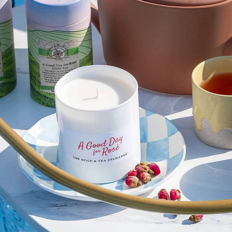 A Good Day for Rosé Candle