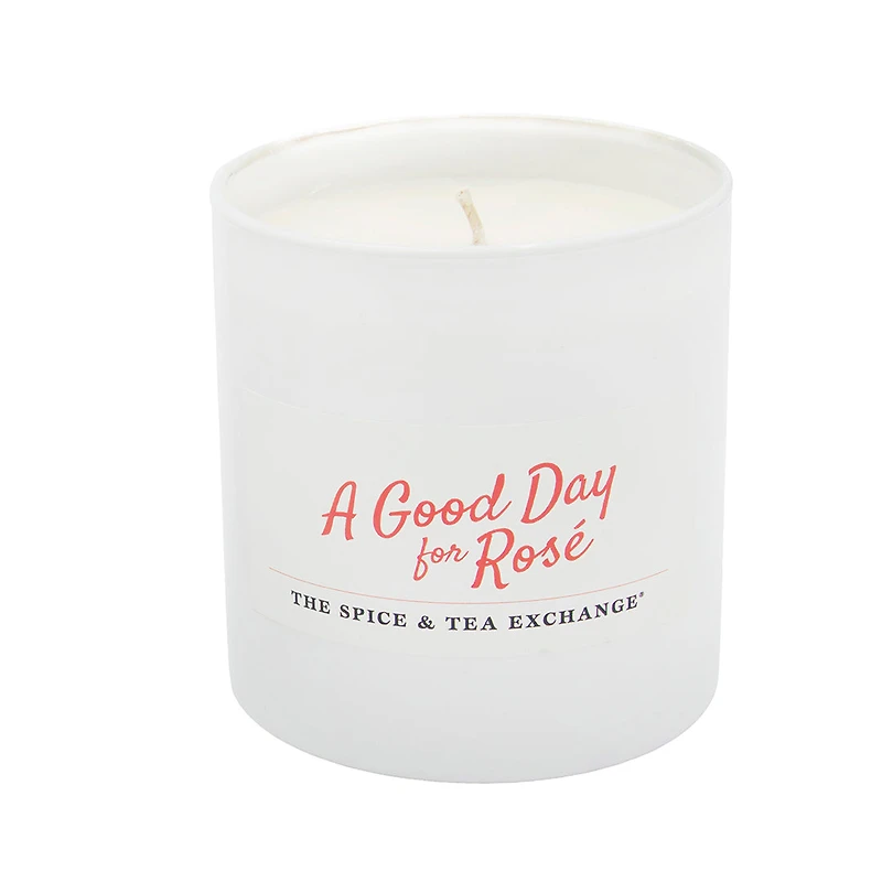 A Good Day for Rosé Candle