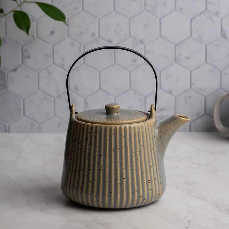 Beach Stone Teapot with Infuser