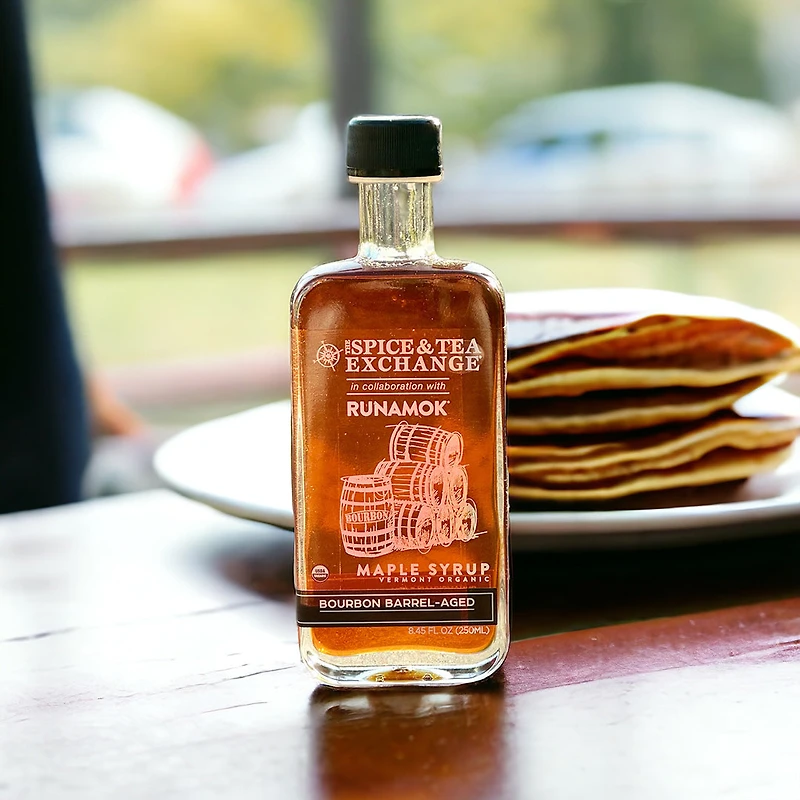 Organic Barrel-Aged Bourbon Maple Syrup
