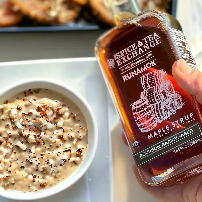 Organic Barrel-Aged Bourbon Maple Syrup