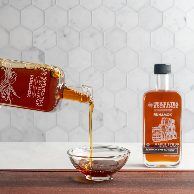 Organic Barrel-Aged Bourbon Maple Syrup