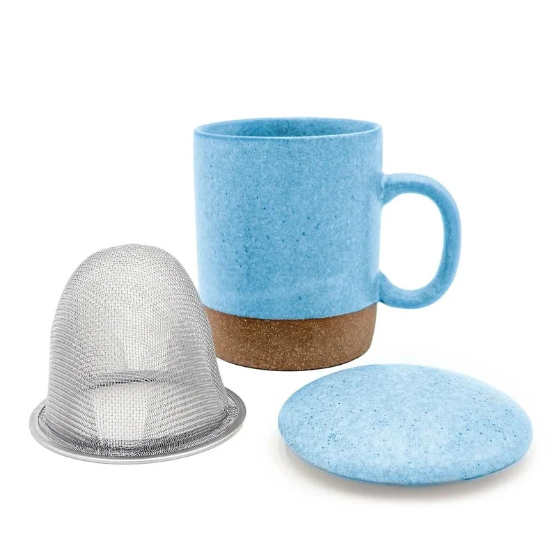 Branded Matte Glaze Tea Mug Infusers