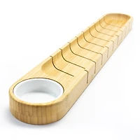 Bread Board with Ceramic Dip Bowl