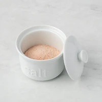 White Ceramic Salt Cellar
