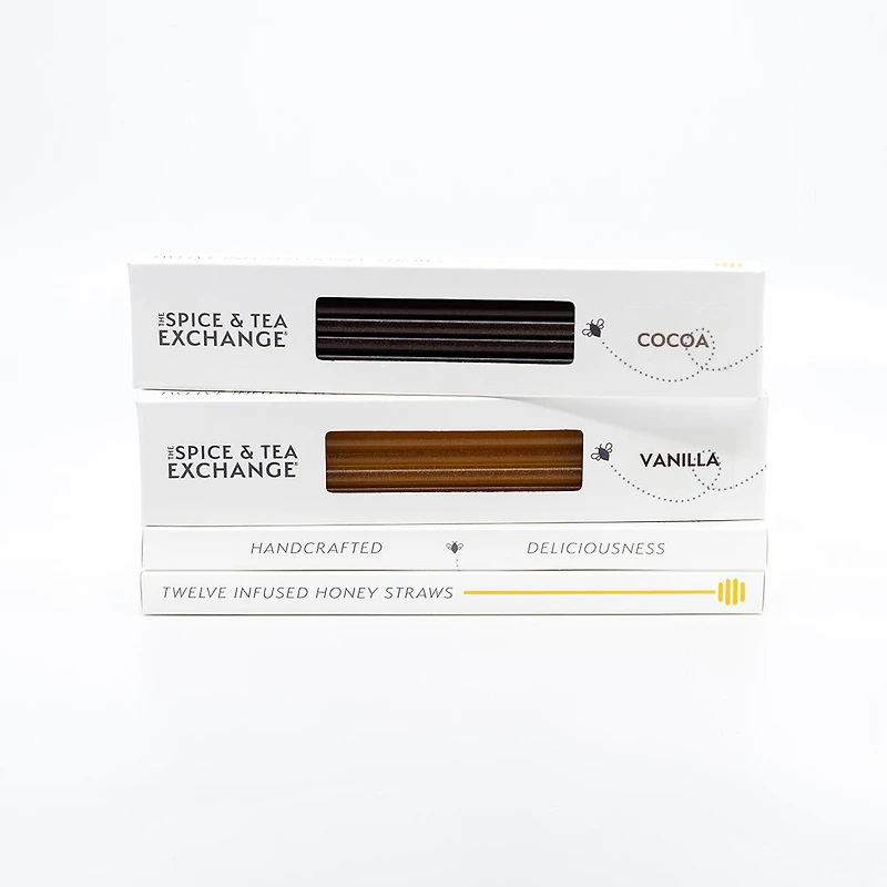 Cocoa Honey Straws