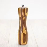 8" Crushed Bamboo Pepper Mill