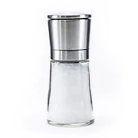 Glass Salt Mill with Steel Lid