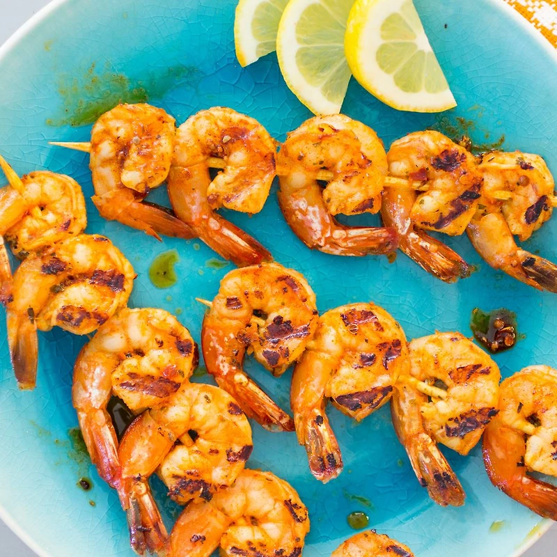 Grilled Harissa Marinated Shrimp Recipe Kit