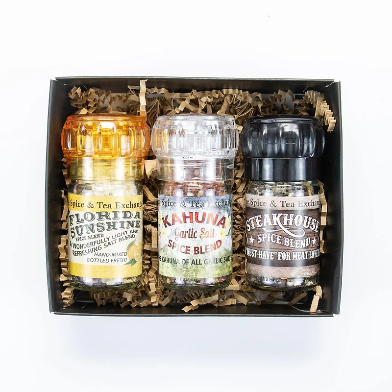 Griller's Go-To Mini Grinder Trio Gift Box