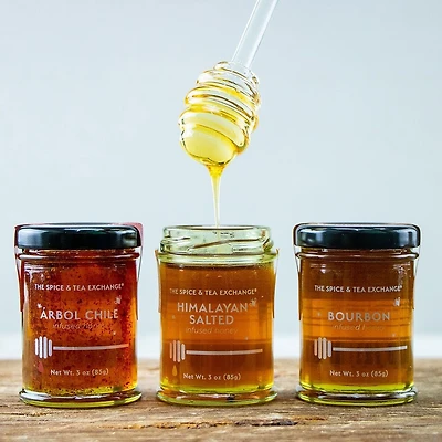 Handcrafted Honey Trio