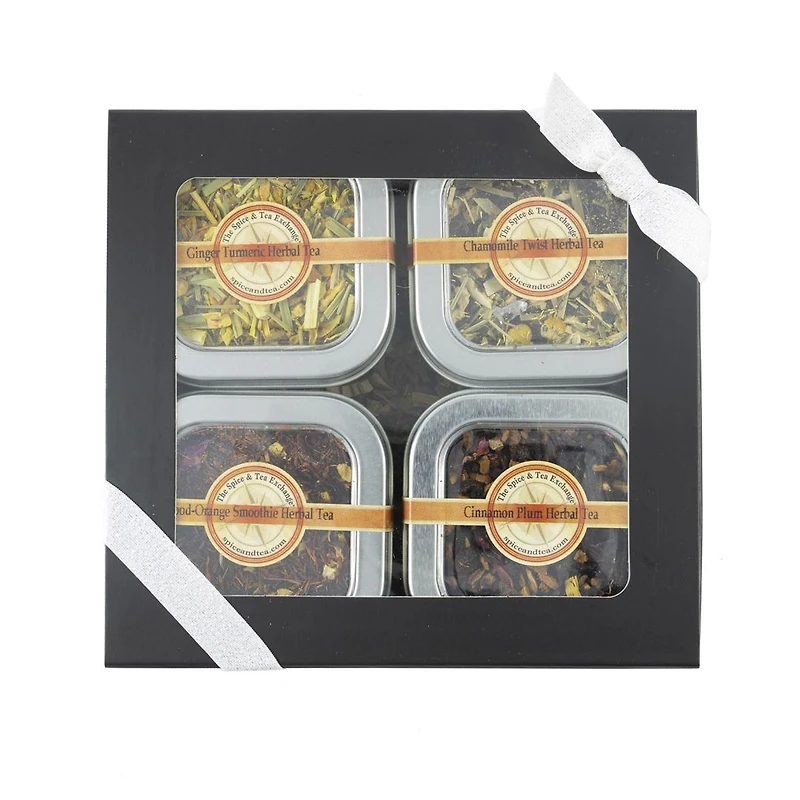 Herbal Tea 4 Tin Gift Box
