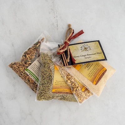 Honey Ginger Rosemary Elixir Sampler