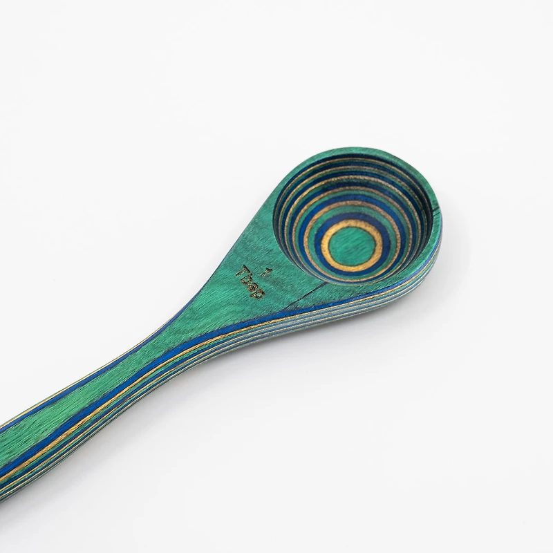 Double Ended Spoon (Navy, Peacock, Lemon, Natural)