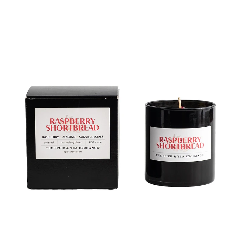 Raspberry Shortbread Candle