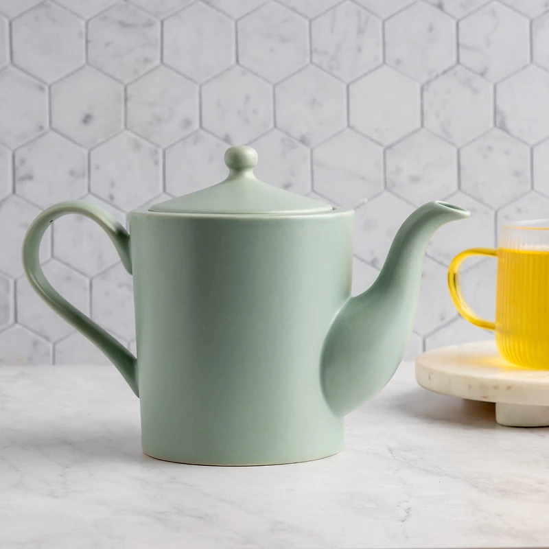 Sage Green Teapot