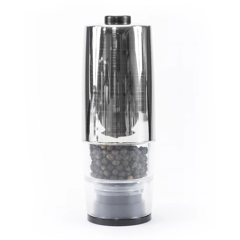 Silver Electric Pepper Mill