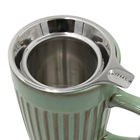 Stoneware Tea Mug Infuser (Sage, Cornflower, Lava Gray)