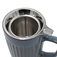 Stoneware Tea Mug Infuser (Sage, Cornflower, Lava Gray)