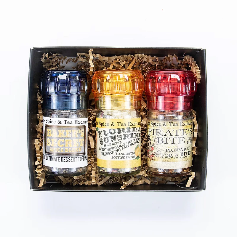 Sweet & Spicy Mini Grinder Trio Gift Box