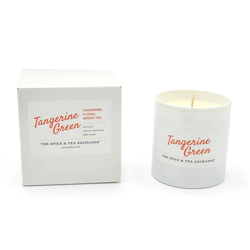 Tangerine Green Candle
