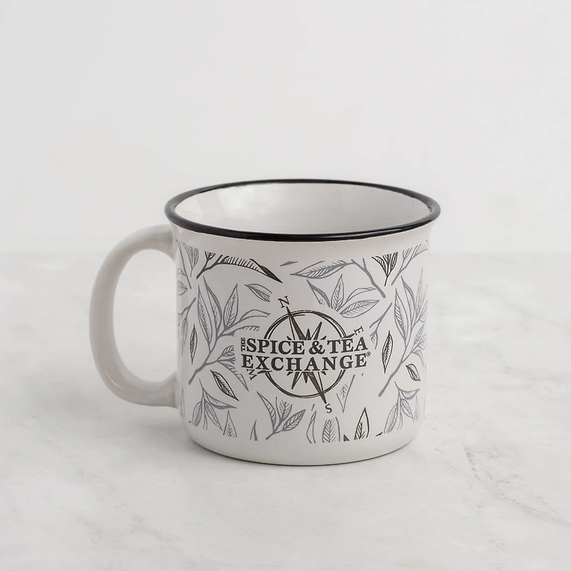 Tea Leaf Ceramic Camp Mug