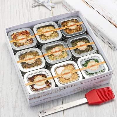 Tis the Seasonings 9 Tin Gift Box