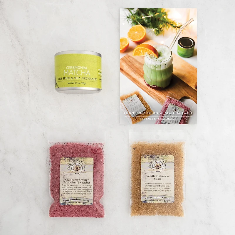 Cranberry Orange Matcha Latte (Kit)